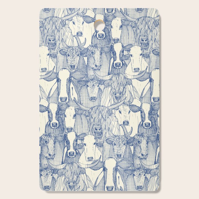 just cattle classic blue pearl Cutting Board Gallery Image 1