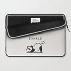 Inhale Exhale Panda Laptop Sleeve Gallery Image 2