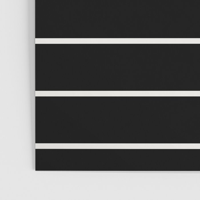 Two Tone Stripes - Black and White Poster Gallery Image 3