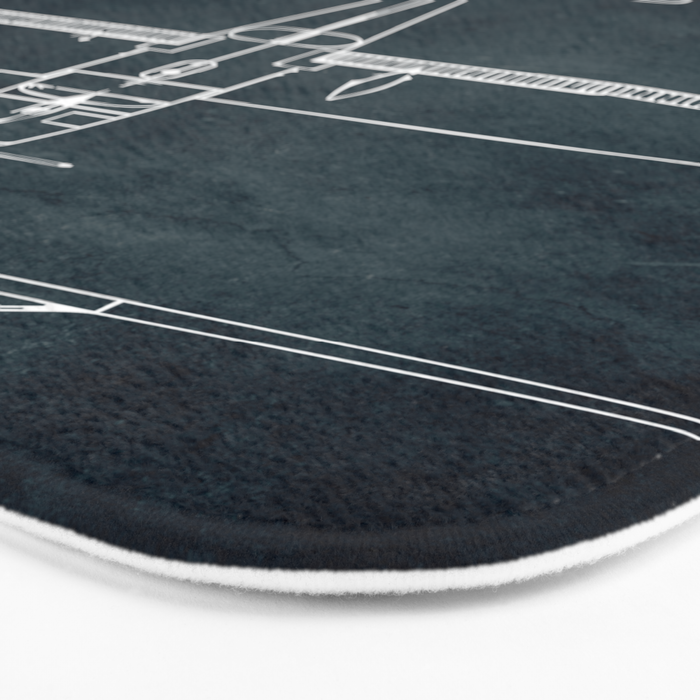 CESSNA 172 - First flight 1955 Bath Mat Gallery Image 3