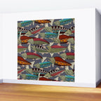 Alaskan salmon dusk Wall Mural Gallery Image 2