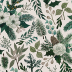 Winter Floral Pattern Coffee Mug Gallery Image 2