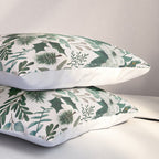 Winter Floral Pattern Pillow Sham Gallery Image 3