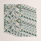 Winter Floral Pattern Wrapping Paper Gallery Image 3