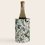 Winter Floral Pattern Wine Chiller Gallery Image 1