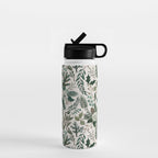 Winter Floral Pattern Water Bottle Gallery Image 1