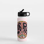 Libra Peace Sign Water Bottle Gallery Image 1