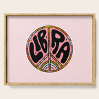 Libra Peace Sign Serving Tray Gallery Image 1
