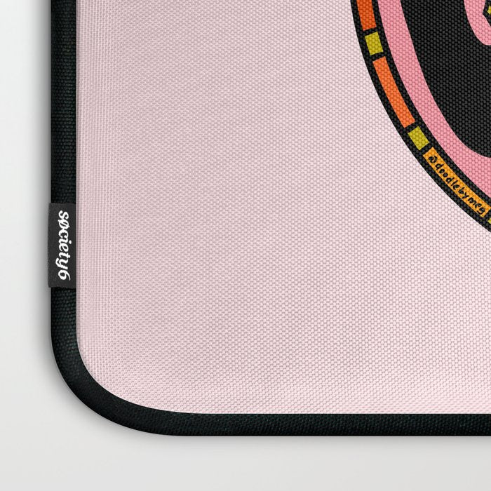 Libra Peace Sign Laptop Sleeve Gallery Image 3