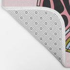 Libra Peace Sign Bath Mat Gallery Image 2