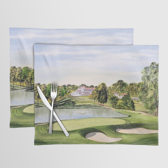 Congressional Golf Course 10th Hole Placemat Gallery Image 1