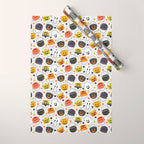 Halloween Candy Buckets Wrapping Paper Gallery Image 1