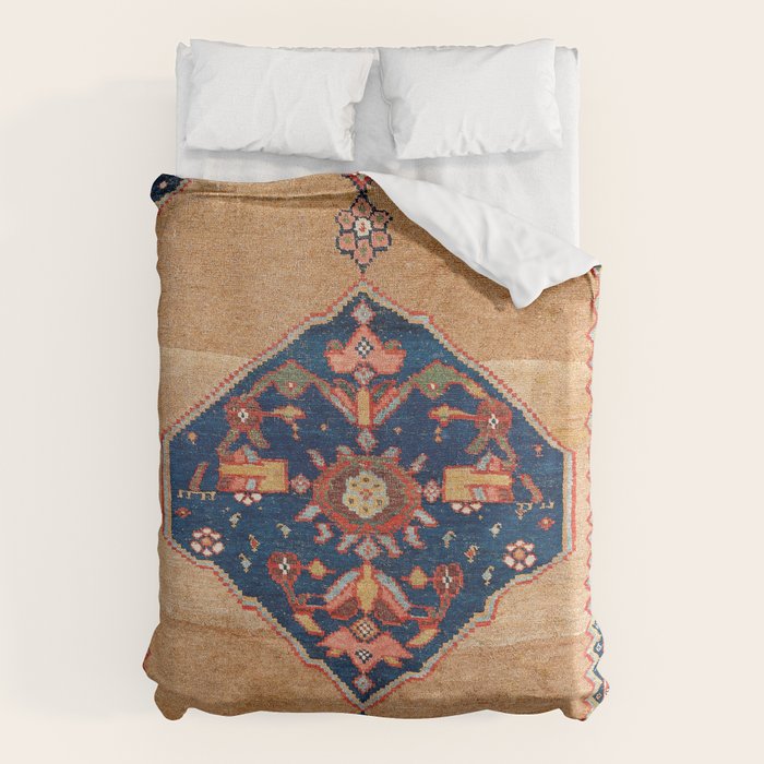 Bijar Kurdish Northwest Persian Rug Print Duvet Cover Gallery Image 6