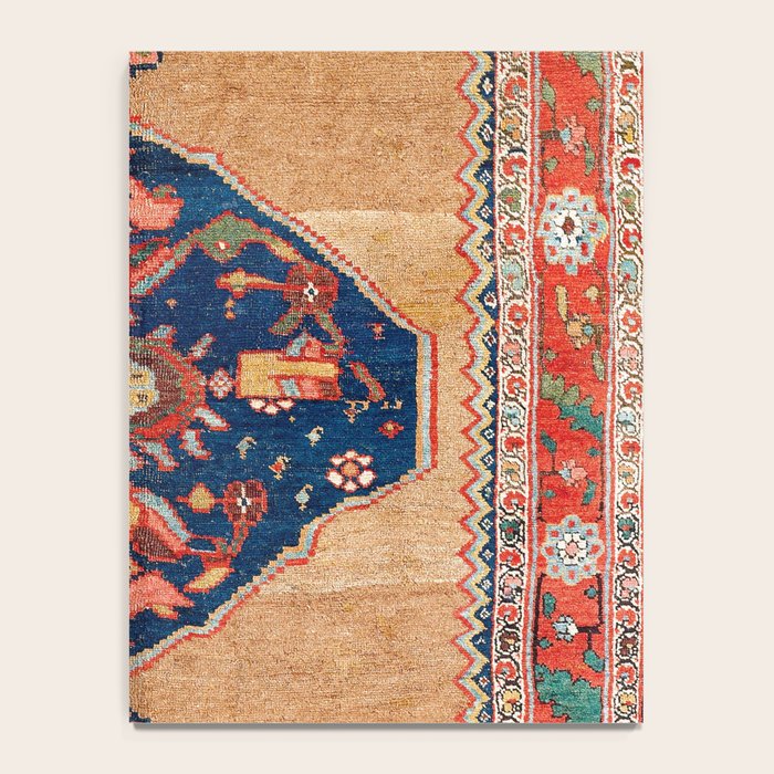 Bijar Kurdish Northwest Persian Rug Print Notebook Gallery Image 4
