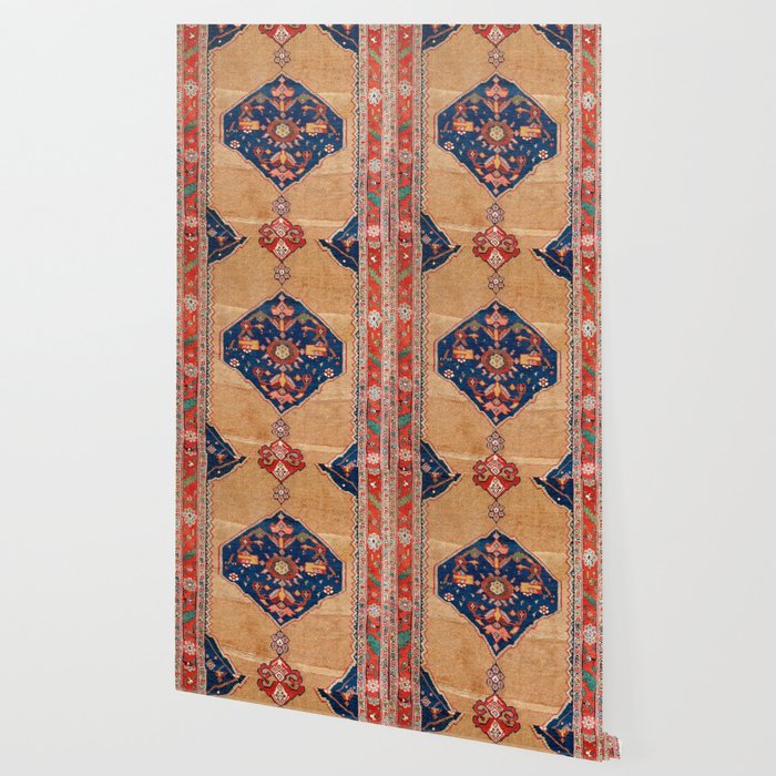 Bijar Kurdish Northwest Persian Rug Print Wallpaper Gallery Image 2