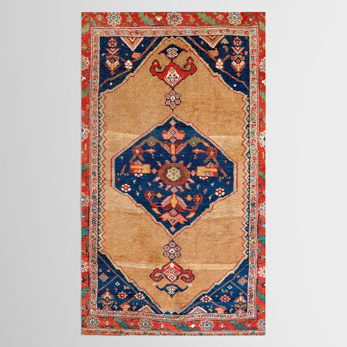 Bijar Kurdish Northwest Persian Rug Print Tablecloth Gallery Image 2