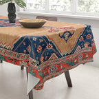 Bijar Kurdish Northwest Persian Rug Print Tablecloth Gallery Image 3
