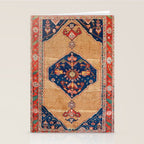 Bijar Kurdish Northwest Persian Rug Print Stationery Card Gallery Image 2