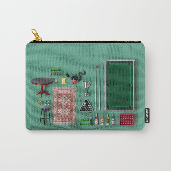 Dollhouse inventory / dark green Carry All Pouch Gallery Image 1