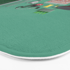 Dollhouse inventory / dark green Bath Mat Gallery Image 3