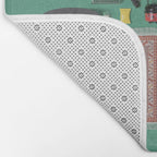 Dollhouse inventory / dark green Bath Mat Gallery Image 2