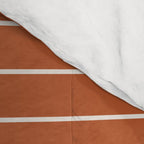 Minimal Arch XX Red Modern Geometric Lines Comforter Gallery Image 4