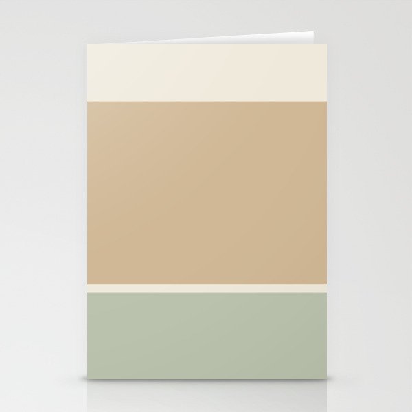 Contemporary Color Block LVI Stationery Card Gallery Image 2