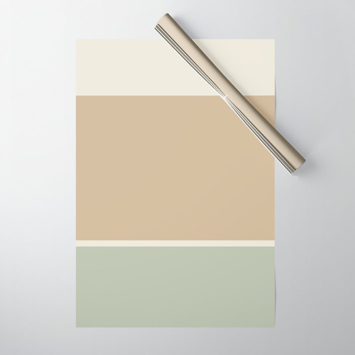 Contemporary Color Block LVI Wrapping Paper Gallery Image 1