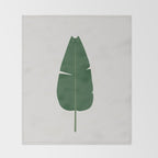 Cat and Plant 23 Throw Blanket Gallery Image 2