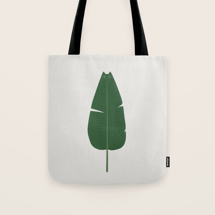 Cat and Plant 23 Tote Bag Gallery Image 1