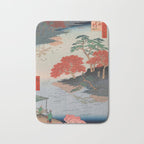 Inside Akiba Shrine Vintage Ukiyo-e Japanese Art Bath Mat Gallery Image 1