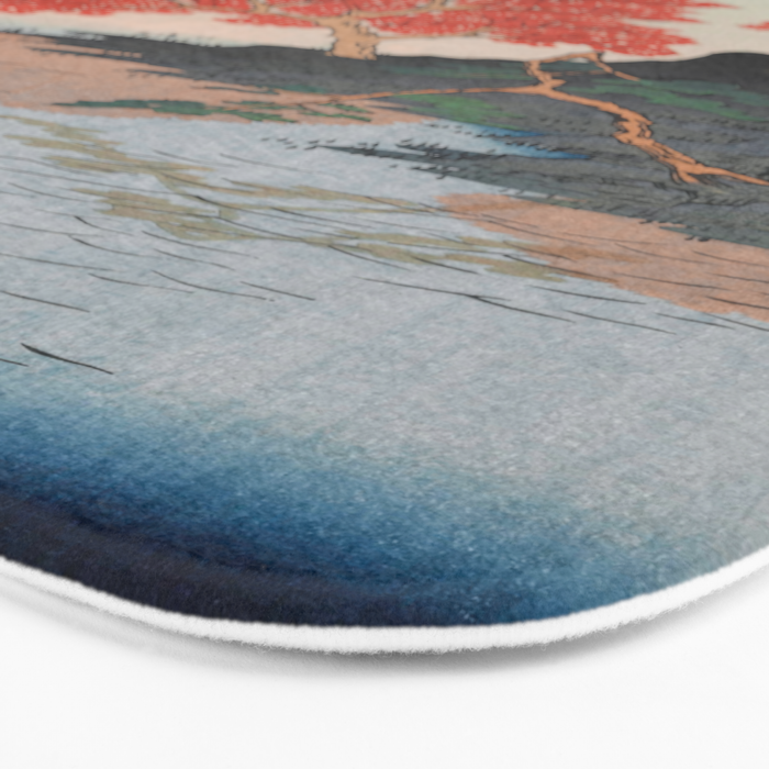 Inside Akiba Shrine Vintage Ukiyo-e Japanese Art Bath Mat Gallery Image 3