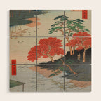 Inside Akiba Shrine Vintage Ukiyo-e Japanese Art Wood Wall Art Gallery Image 1