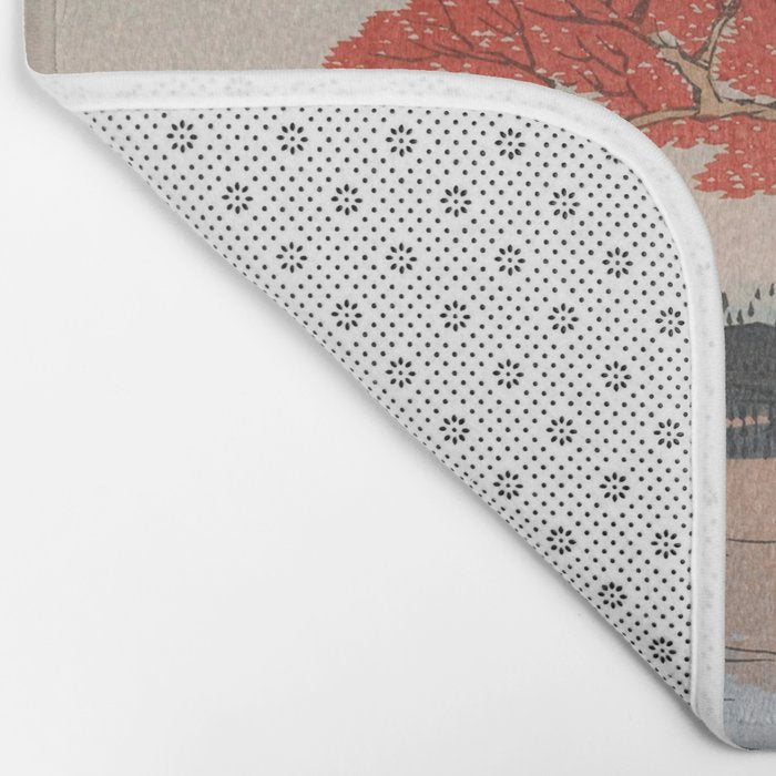 Inside Akiba Shrine Vintage Ukiyo-e Japanese Art Bath Mat Gallery Image 2