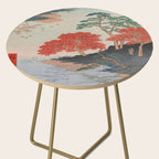 Inside Akiba Shrine Vintage Ukiyo-e Japanese Art Side Table Gallery Image 2