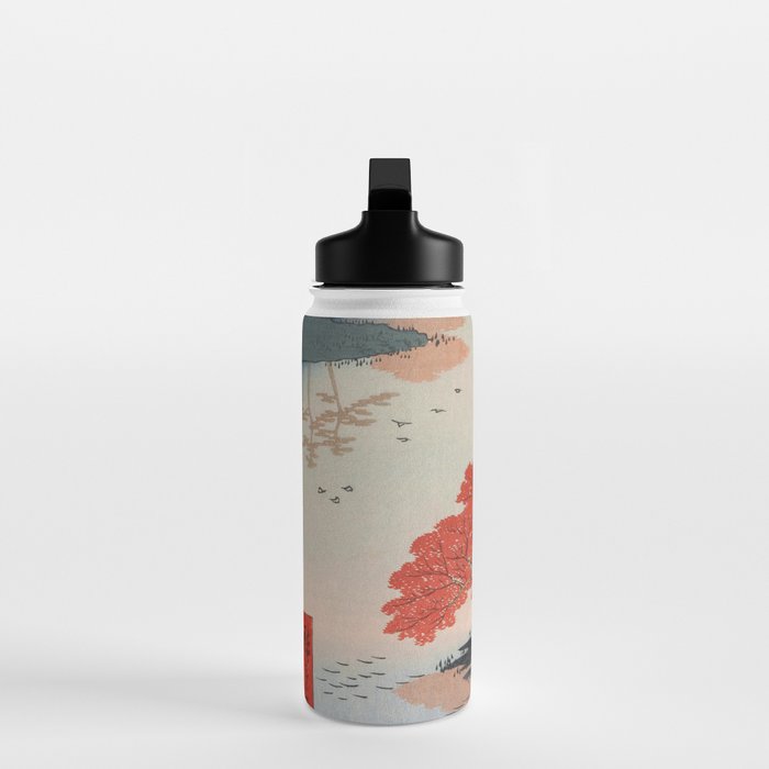 Inside Akiba Shrine Vintage Ukiyo-e Japanese Art Water Bottle Gallery Image 3