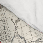 Vintage Map of the Mississippi River Comforter Gallery Image 4