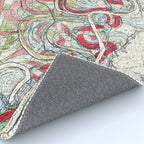 Vintage Map of the Mississippi River Rug Gallery Image 4