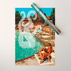Octopus splash Wrapping Paper Gallery Image 1