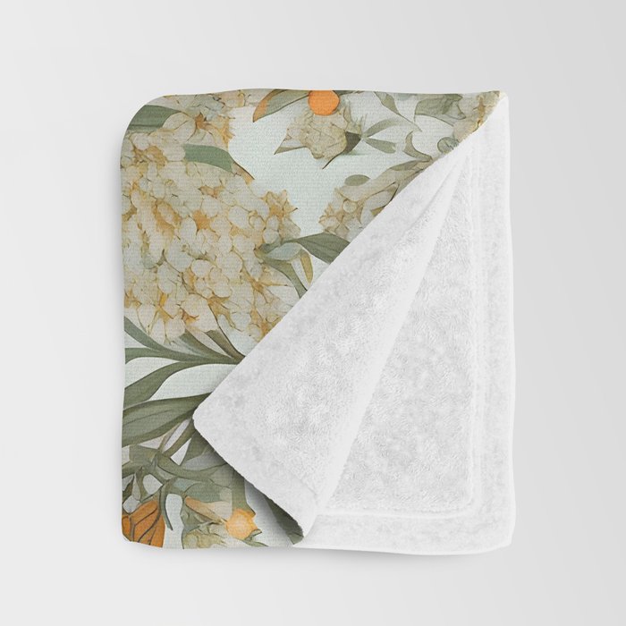 Countryside Bloom Floral Cottage Allure Throw Blanket Gallery Image 3