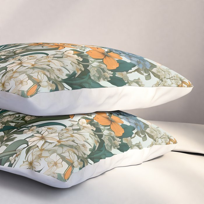 Countryside Bloom Floral Cottage Allure Pillow Sham Gallery Image 3