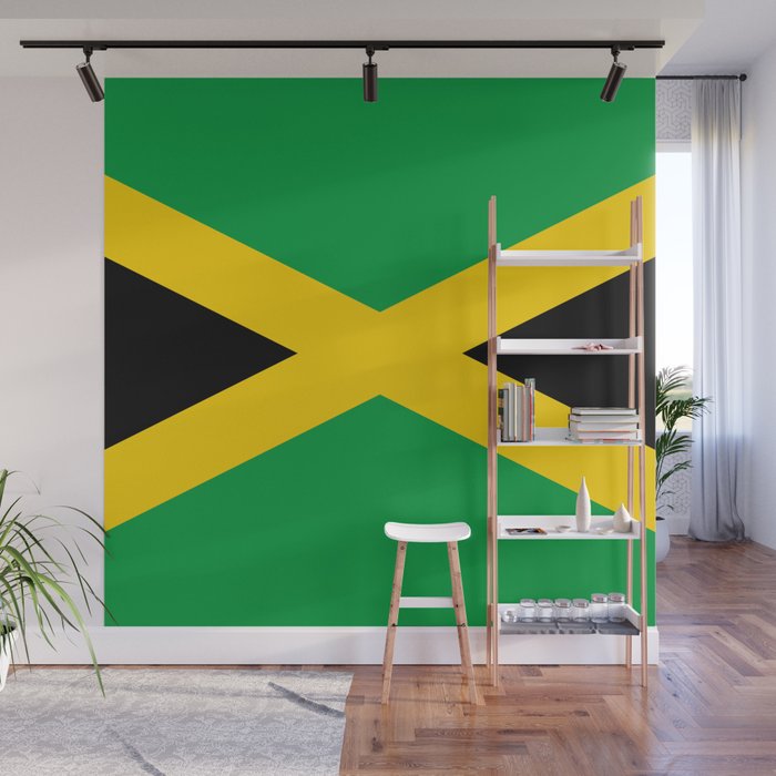 Jamaican Flag Wall Mural