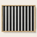 Maude Pattern - Black and White Serving Tray Gallery Image 1