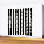 Maude Pattern - Black and White Wall Mural Gallery Image 2