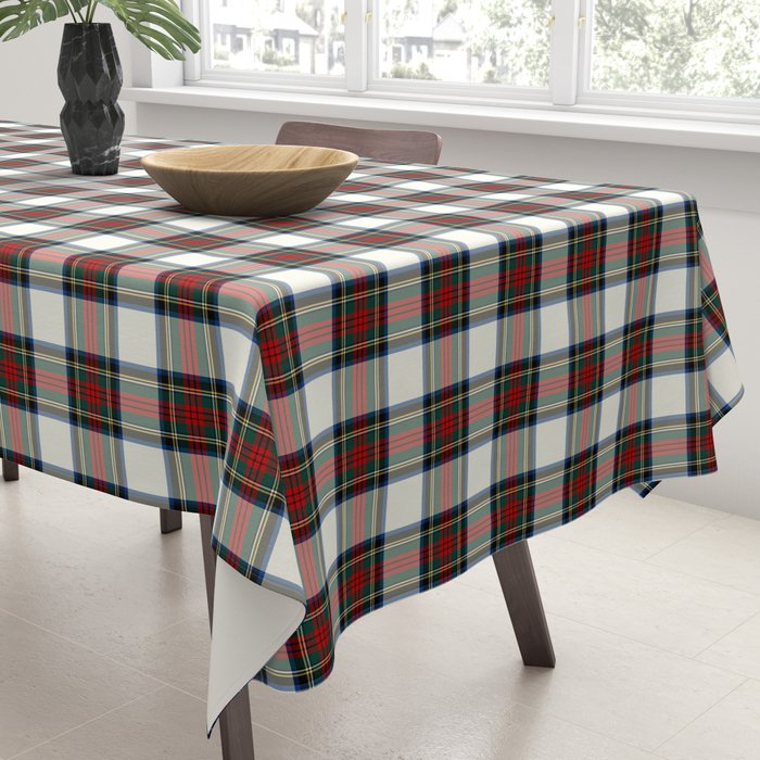 Clan Stewart Dress Tartan Tablecloth Gallery Image 3