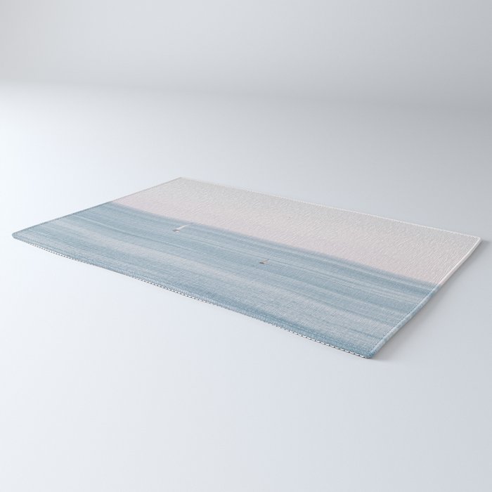 Ocean - Sail boat in calm sea - travel photography Rug Gallery Image 3