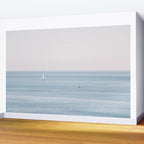 Ocean - Sail boat in calm sea - travel photography Wall Mural Gallery Image 2