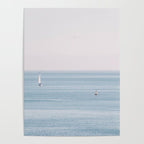 Ocean - Sail boat in calm sea - travel photography Poster Gallery Image 4