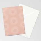 Minimalist Sunray Pattern XX Stationery Card Gallery Image 2