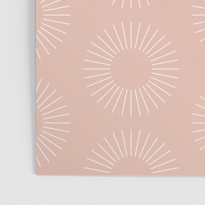 Minimalist Sunray Pattern XX Poster Gallery Image 3